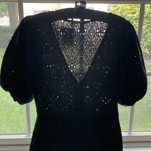 NWT ZARA cotton eyelet dress